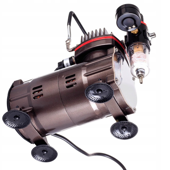 Olajmentes egyhengeres airbrush kompresszor ROYALMAX TC-80T, csak 47dB