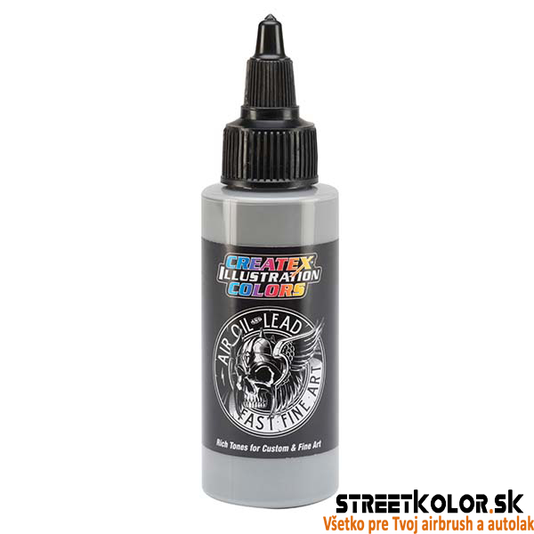 CreateX 5044 Neutrális szürke IV illusztrációs airbrush festék 30ml