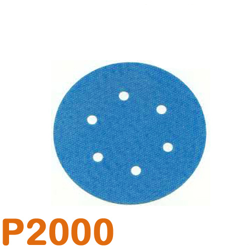 Csiszolópapír excentercsiszolóhoz, P2000, Átmérő: 150mm, 6 lyuk, 1 db