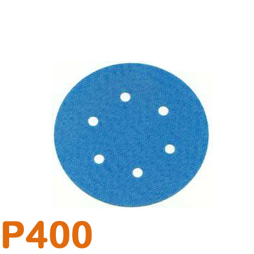 Csiszolópapír excentercsiszolóhoz, P400, Átmérő: 150mm, 6 lyuk, 1 db