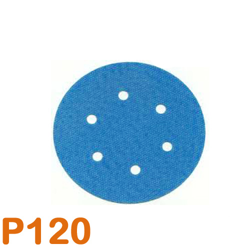 Csiszolópapír excentercsiszolóhoz, P120, Átmérő: 150mm, 6 lyuk, 1 db