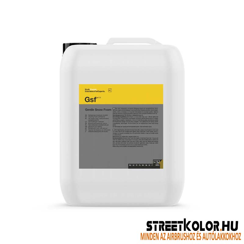 KochChemie Gsf Tisztító hatású pH semleges aktív hab/sampon Gentle Snow Foam 5L