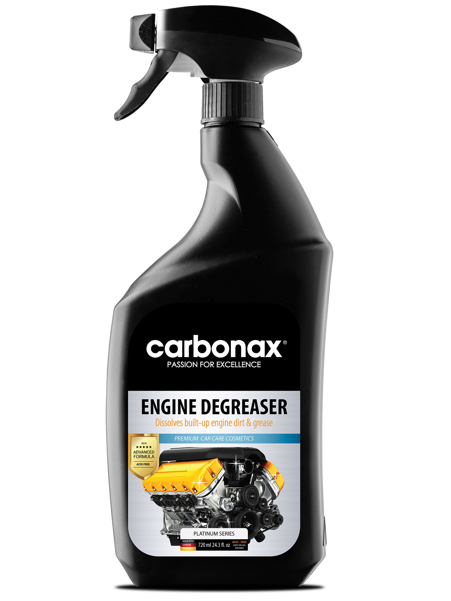 CARBONAX® motortisztító és zsíroldó, 720 ml