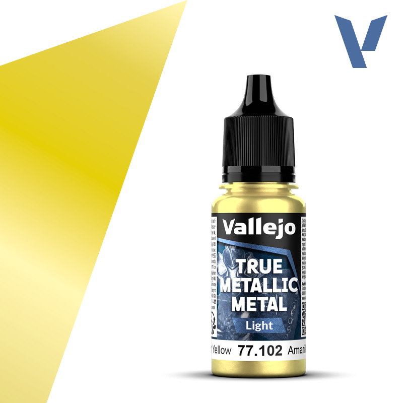 VALLEJO TRUE METALLIC 77.102 Sárgametál akril airbrush festék 18 ml