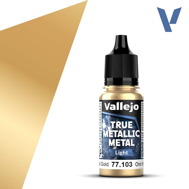 VALLEJO TRUE METALLIC 77.103 Aranymetál akril airbrush festék 18 ml