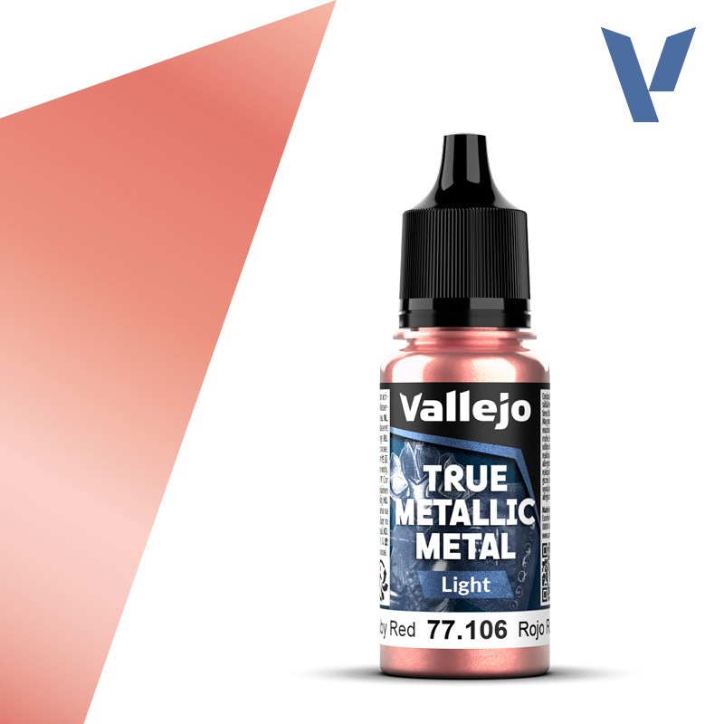VALLEJO TRUE METALLIC 77.106 Pirosmetál akril airbrush festék 18 ml