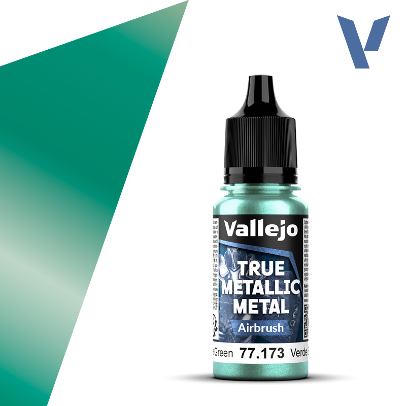 VALLEJO TRUE METALLIC 77.173 Zöldmetál akril airbrush festék 18 ml