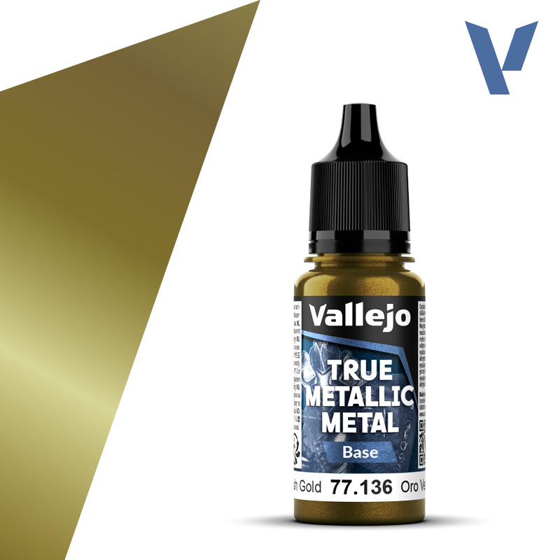 VALLEJO TRUE METALLIC 77.136 Zöldmetál akril airbrush festék 18 ml