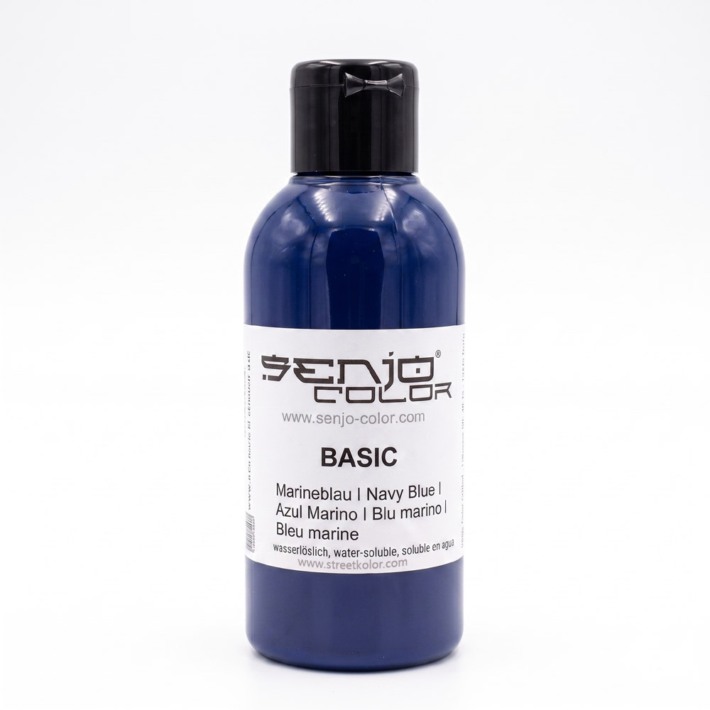 Senjo Color sötétkék testfesték bodypaintinghez és tetováláshoz, 75ml