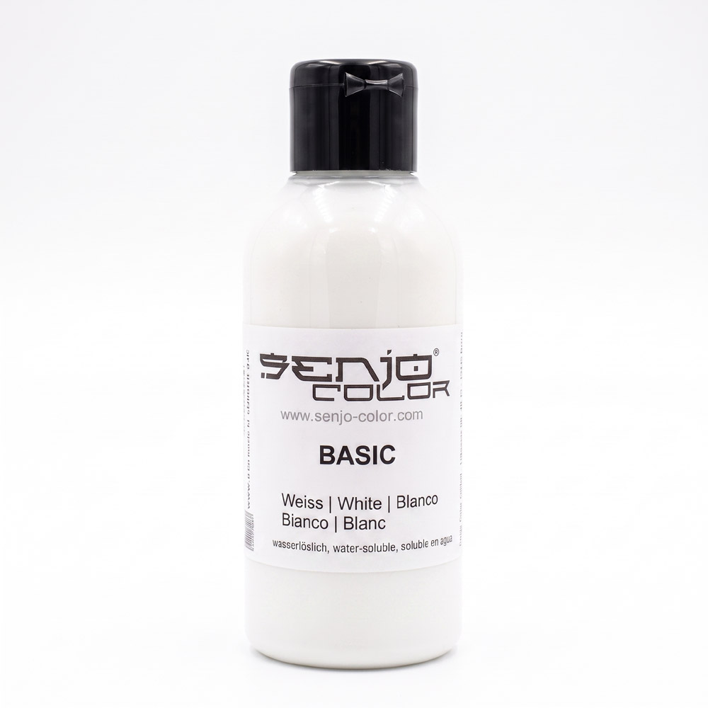 Senjo Color fehér testfesték bodypaintinghez és tetováláshoz, 75ml