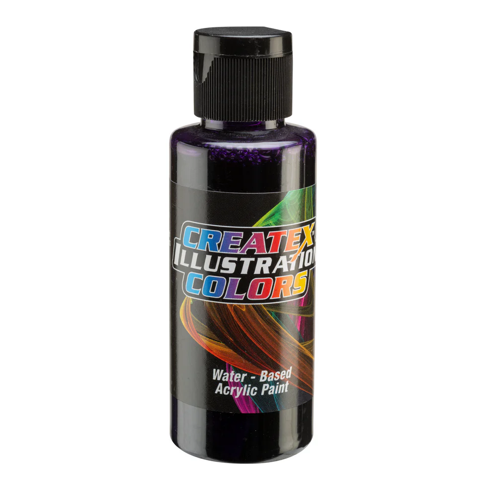Illusztrációs Ibolya airbrush festék CreateX 60 ml – 5055 Transparent Violet