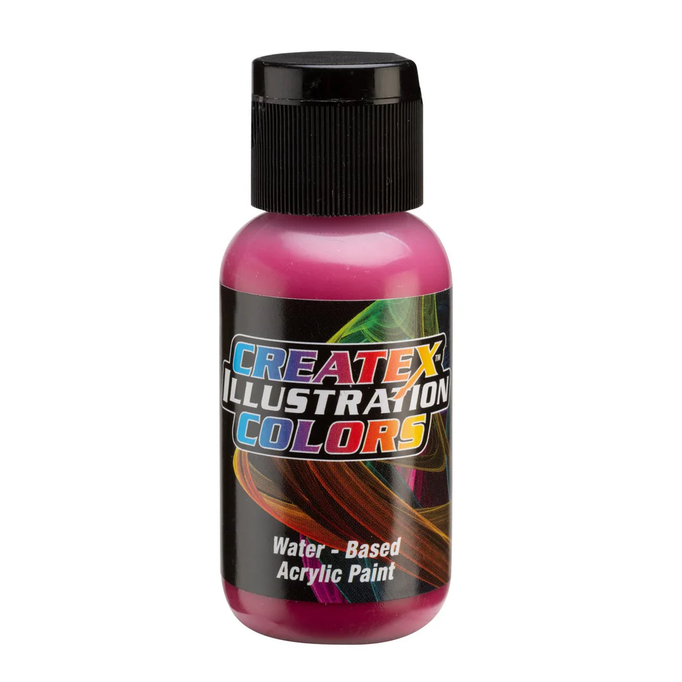 Illusztrációs Magenta airbrush festék CreateX 30 ml – 5061 Transparent Magenta