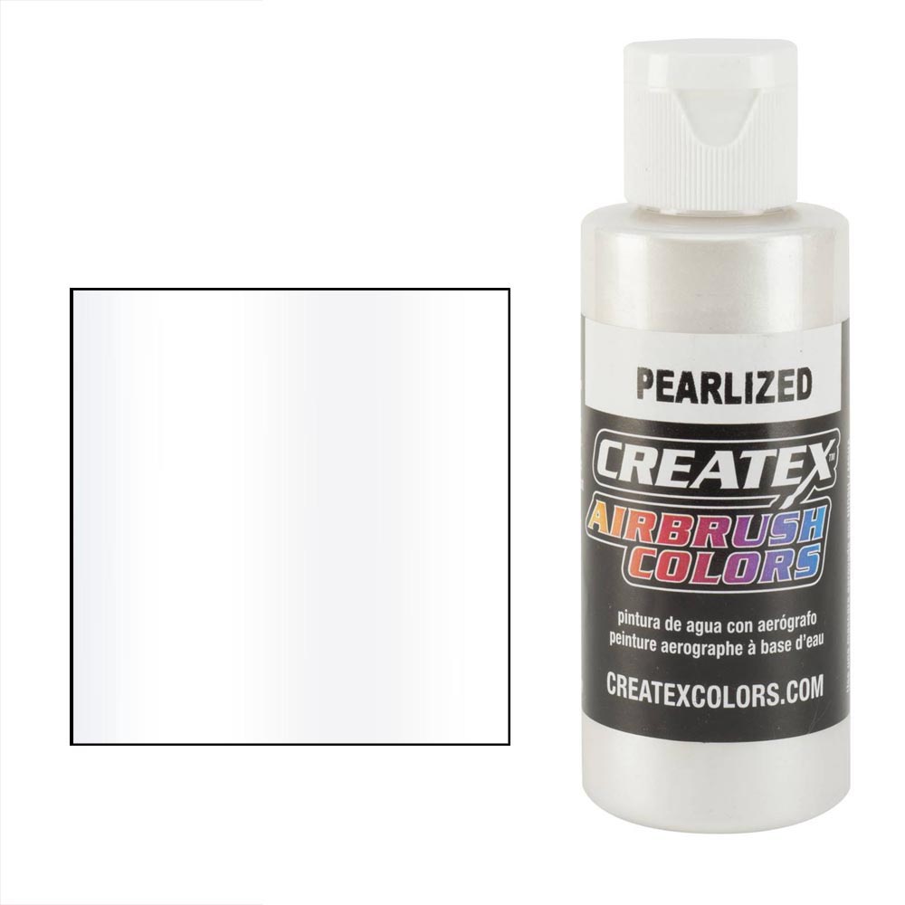 CreateX 5310 Fehér gyöngyházfényű airbrush festék 60 ml