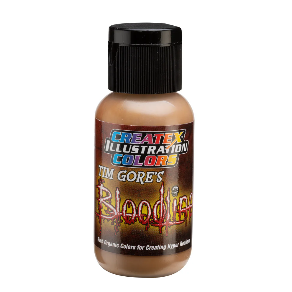Illusztrációs Olivás arany sötét airbrush festék CreateX 30 ml – 5018 Lifeline Deep Olive Gold