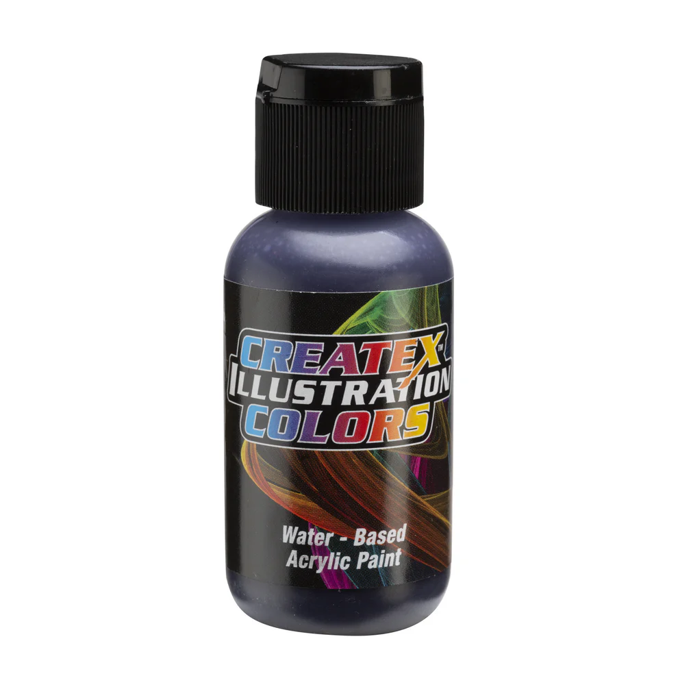 Illusztrációs Ibolya airbrush festék CreateX 30 ml – 5055 Transparent Violet