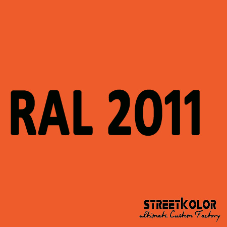 RAL 2011 Uretán autófesték fényes vagy matt 1 liter + fixáló + hígító