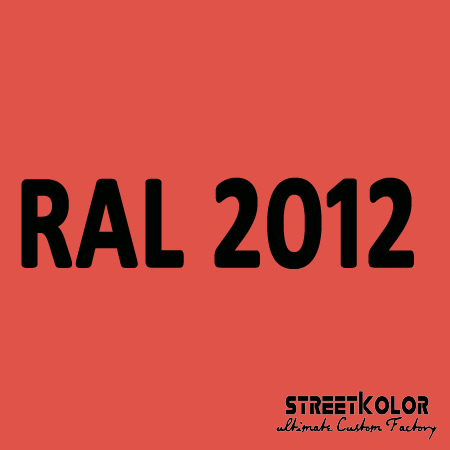 RAL 2012 Uretán autófesték fényes vagy matt 1 liter + fixáló + hígító
