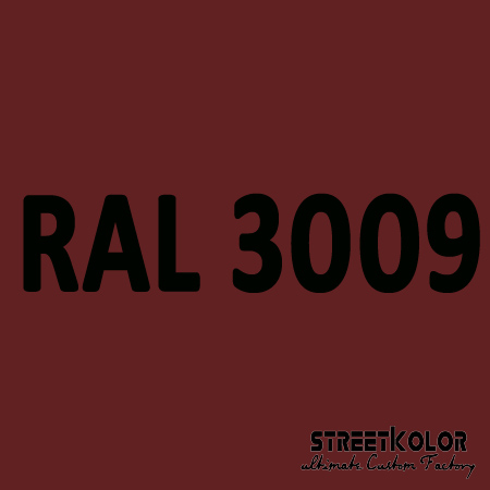 RAL 3009 Uretán autófesték fényes vagy matt 1 liter + fixáló + hígító