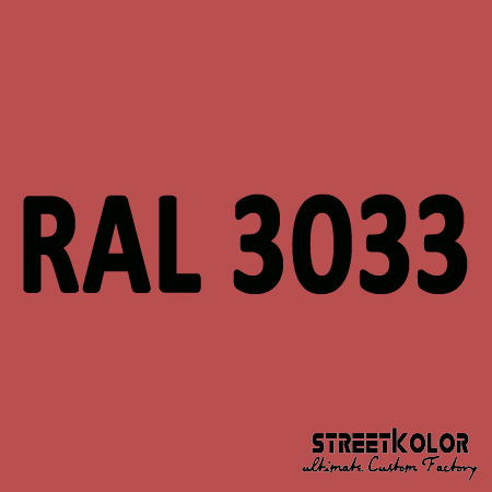 RAL 3033 Uretán autófesték fényes vagy matt 1 liter + fixáló + hígító