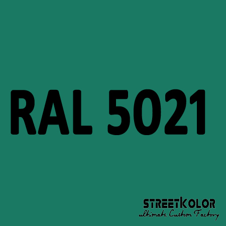 RAL 5021 Uretán autófesték fényes vagy matt 1 liter + fixáló + hígító