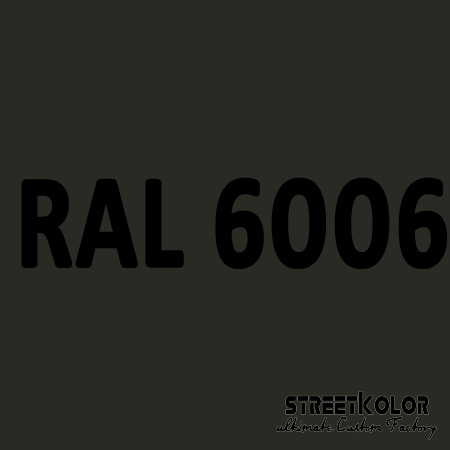 RAL 6006 Uretán autófesték fényes vagy matt 1 liter + fixáló + hígító