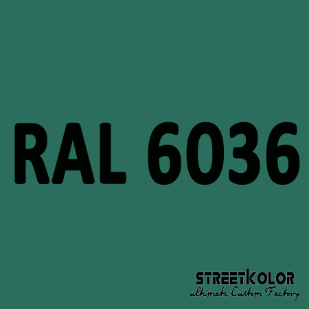 RAL 6036 Uretán autófesték fényes vagy matt 1 liter + fixáló + hígító