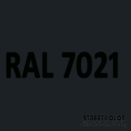 RAL 7021 Uretán autófesték fényes vagy matt 1 liter + fixáló + hígító