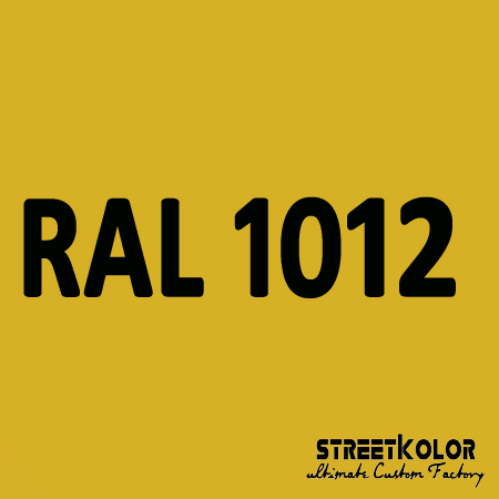 RAL 1012 Uretán autófesték fényes vagy matt 1 liter + fixáló + hígító