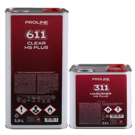 PROLINE 611 PREMIUM HS 2:1 akril átlátszó lakk (5l lakk + 2,5l fixáló + hígító)