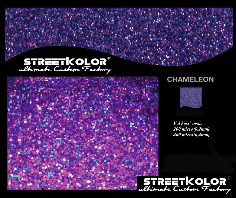 KolorPearl Brilliant higítós festék, Chameleón Sötétlila árnyalat, 200 micron