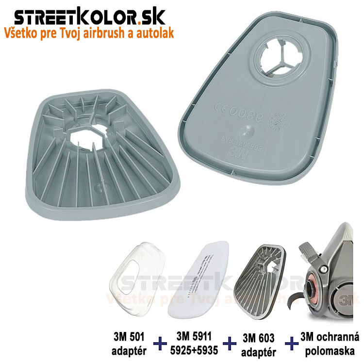 3M 603 porszűrő betét tartó, pár