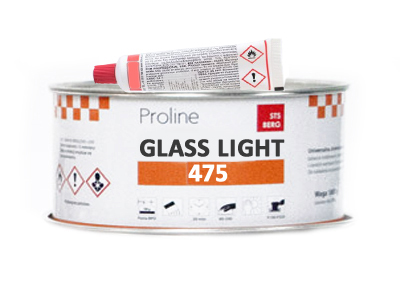 PROLINE 475 GLASS LIGHT üvegszálas tömítőanyag, súly: 1000 g