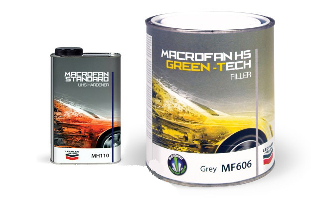 Töltőanyag Szürke Lechler GREEN-TECH MF606 Low VOC, Töltőanyag 1000 ml + 200 ml 
