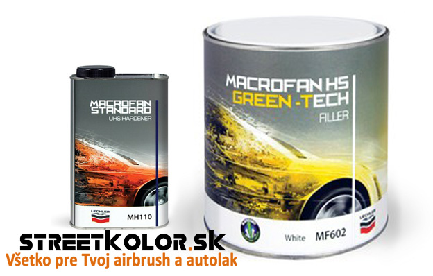 Fehér töltőanyag Lechler GREEN-TECH MF602 Low VOC, 1000 ml töltőanyag + 200 ml k
