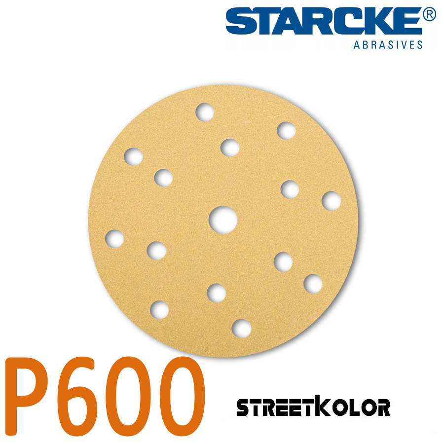 Starcke P600 csiszolótárcsa, 150mm, 15 lyuk, 1db