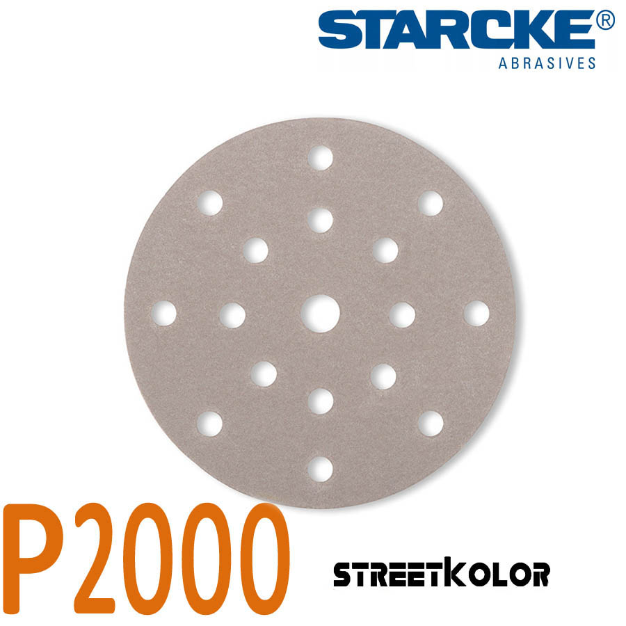 Starcke P2000 csiszolótárcsa, 150mm, 15 furat, 100 db.