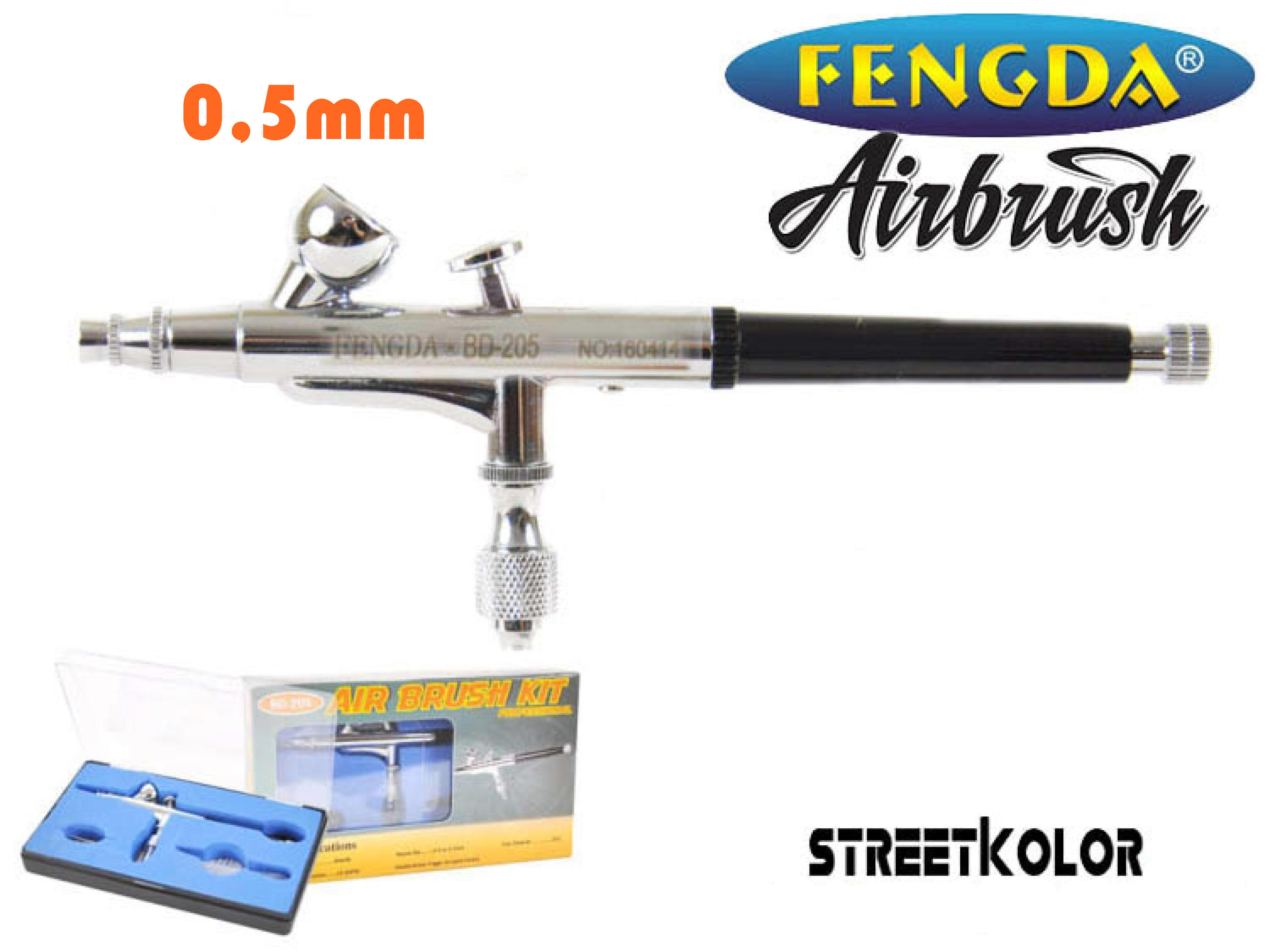 FENGDA ® BD-205 Airbrush pisztoly 0,5 mm