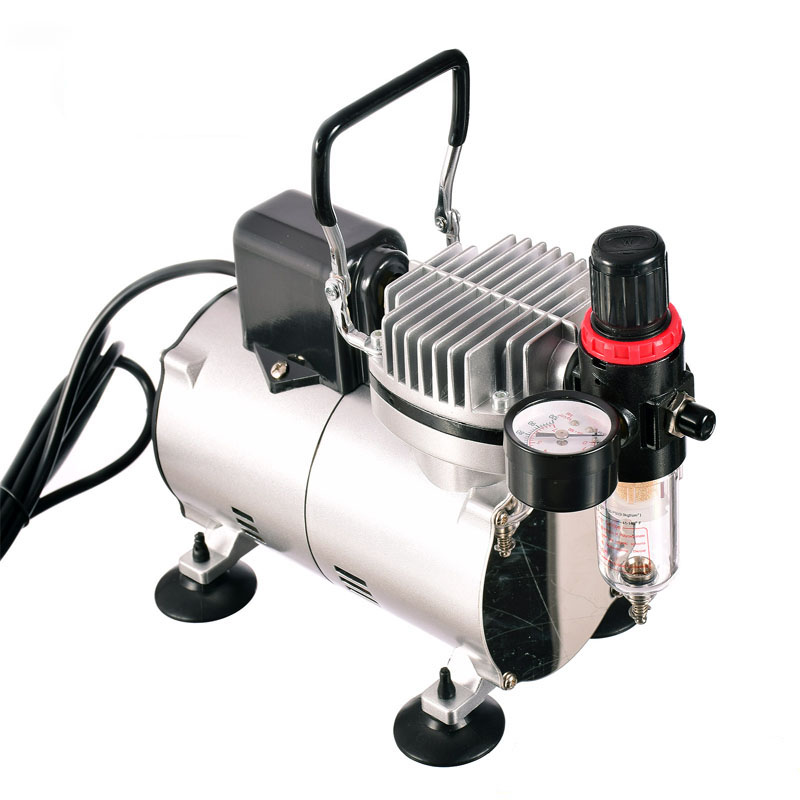 Airbrush kompresszor FENGDA ® AS18-2S ventilátorral