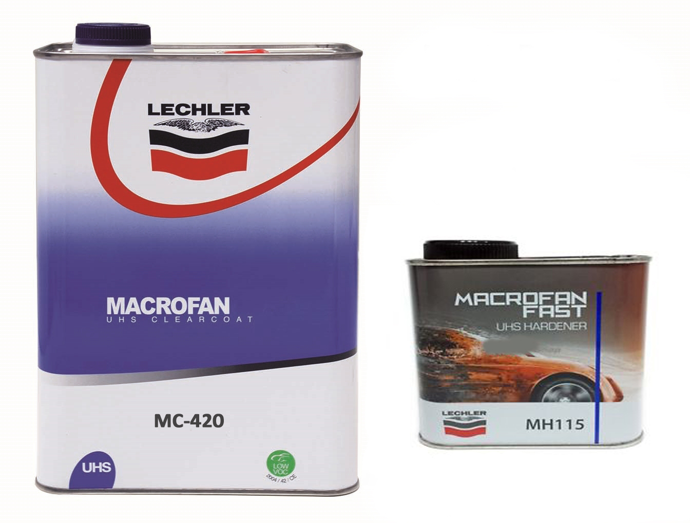 Átlátszó UHS lakk Lechler MC-420 4l+2l keményítő extra magas fényű