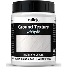 Vallejo Diorama Effects  White Stone Paste 200 ml
