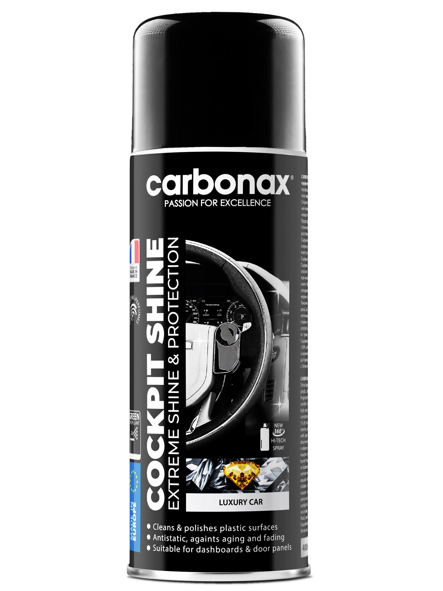 CARBONAX® Interiőr tisztító spray - LUXUS, 400 ml