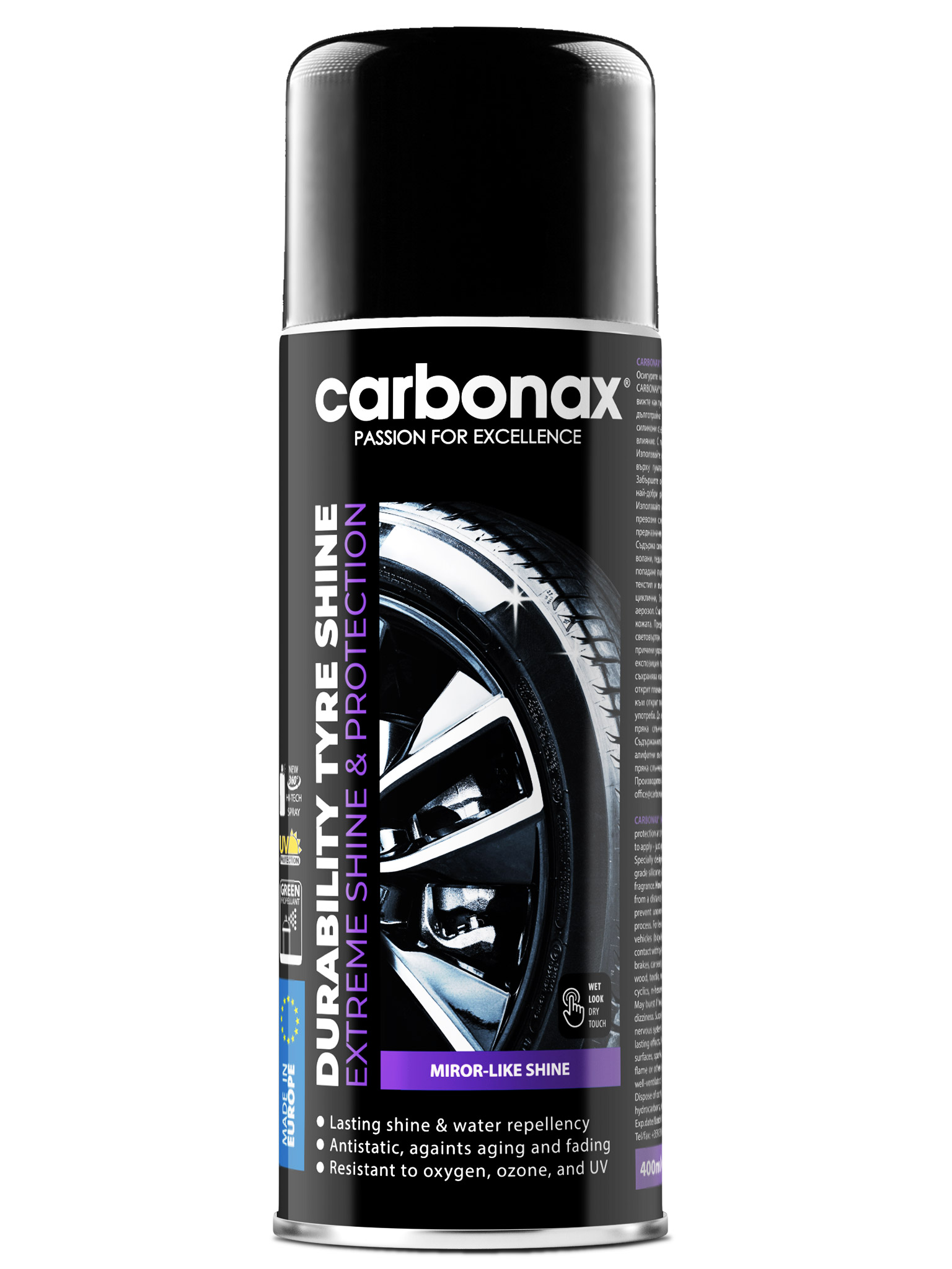 CARBONAX® Durability Tyre Shine, térfogat: 400 ml