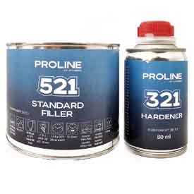 PROLINE 521 HS Akril töltőanyag fekete  5:1  0,5L(420 + 80 ml)