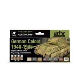 Vallejo 71.206 RLM German Colors 1940-1945 - Vallejo festék készlet 8x17ml