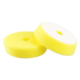 Velcro sima kemény tépőzáras csiszoló és polírozó korong, sárga, 80/90x2,5mm