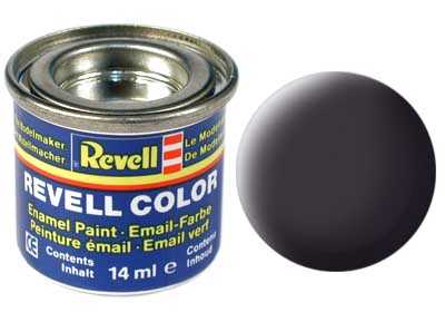 REVELL 06 Kátrány Fekete matt szintetikus modellező festék (RAL9021), 14ml