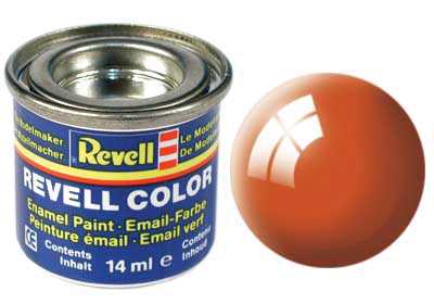 REVELL 30 Narancssárga fényes szintetikus modellező festék (RAL2004), 14ml