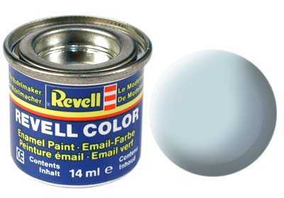 REVELL 49 Világos Kék matt szintetikus modellező festék, 14ml