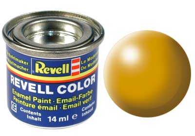 REVELL 310 SelyemSárga félmatt szintetikus modellező festék (RAL1028), 14ml