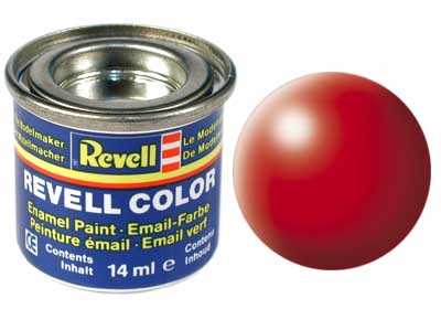 REVELL 332 Világos Piros félmatt szintetikus modellező festék (RAL3024), 14ml
